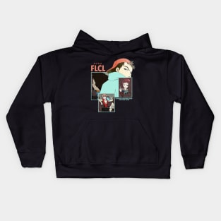 FLCL ''DEAD END'' V1 Kids Hoodie